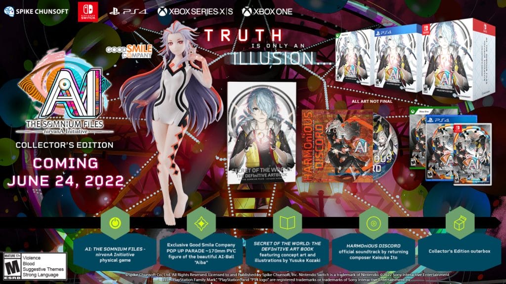 AI: The Somnium Files – nirvanA Initiative collector's edition