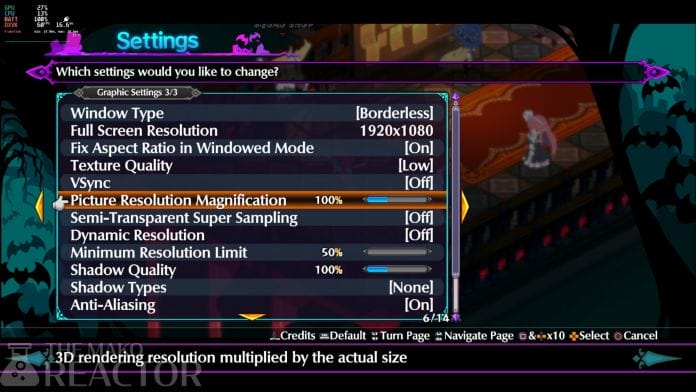 Disgaea 6 Complete PC review graphics options