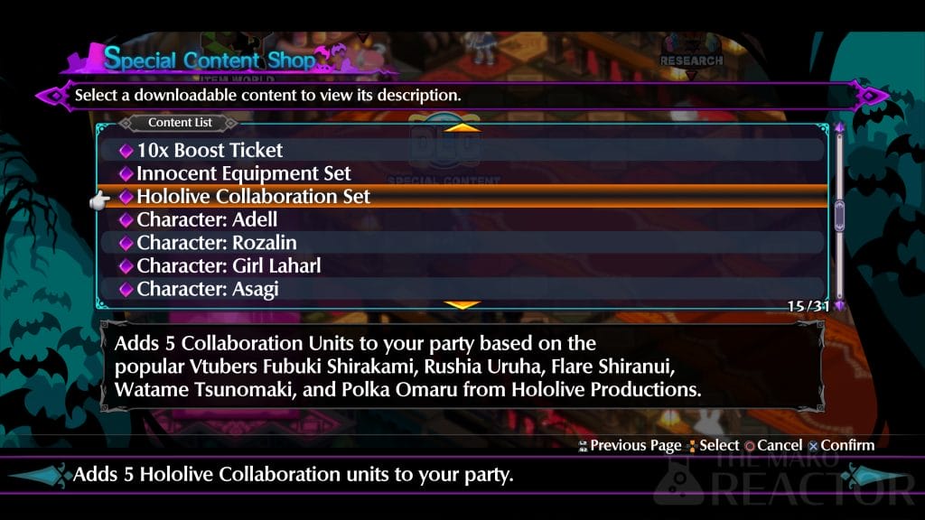 Disgaea 6 Complete PS5 DLC hololive