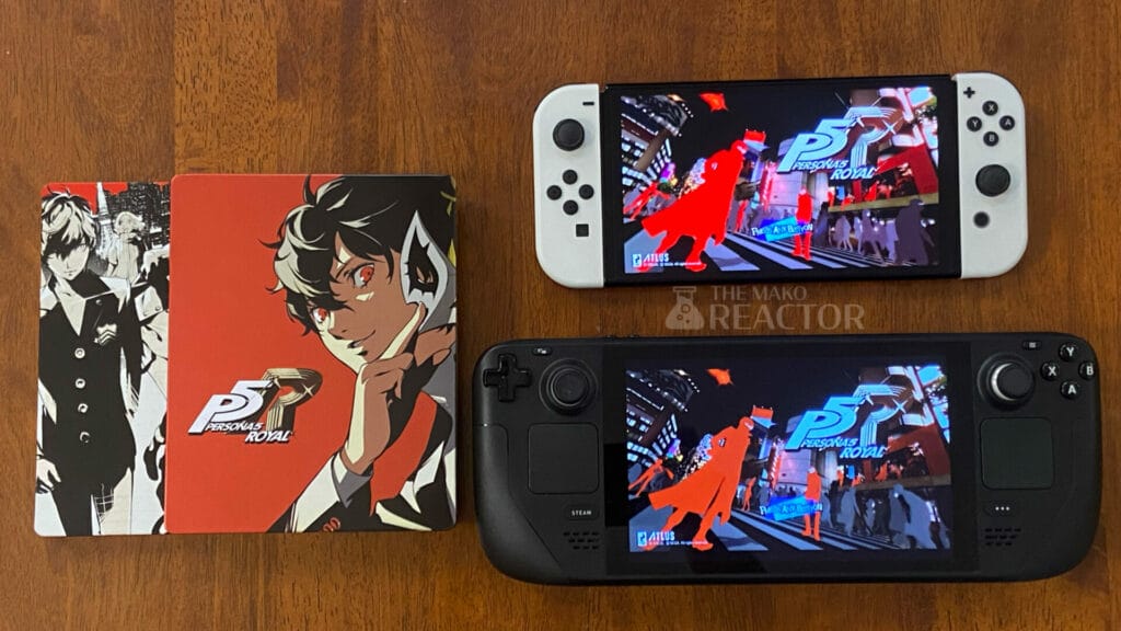 Persona 5 Royal Switch vs Steam Deck