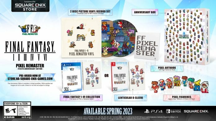 Final fantasy pixel remaster ps4 and Nintendo switch physical release