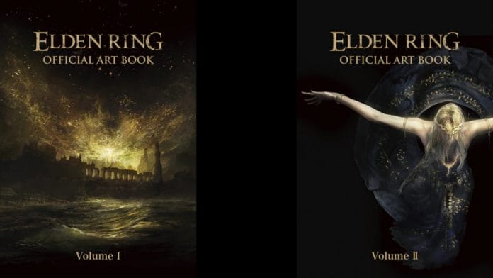 Elden Ring Official Art Book Volumes 1 & 2 Hardcover + Limited Edition  Slipcase