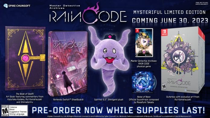 Master Detective Archives: Rain Code Switch release date