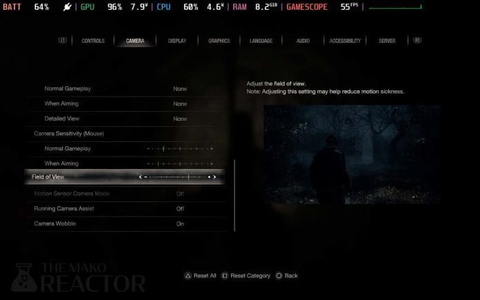 Resident Evil 4 (2023) Remake on Steam Deck - optimized graphics settings