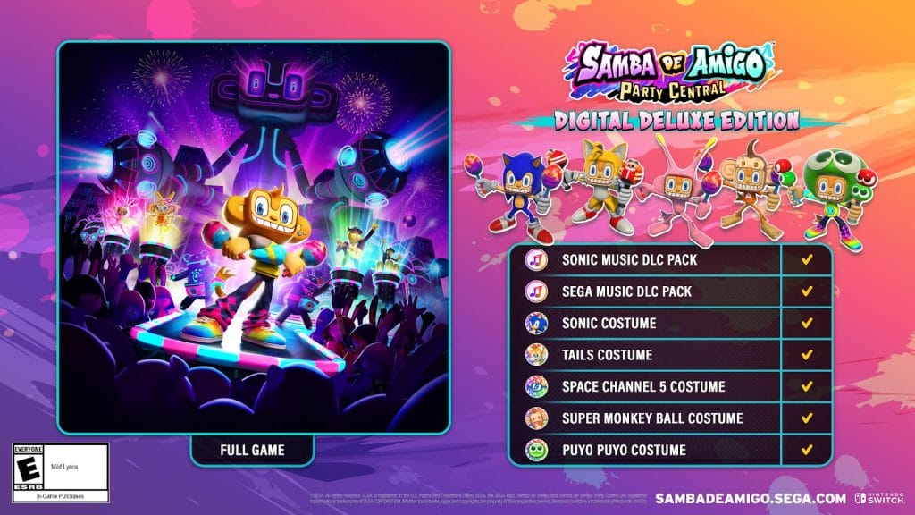 Samba De Amigo: Party Central DLC guide deluxe edition