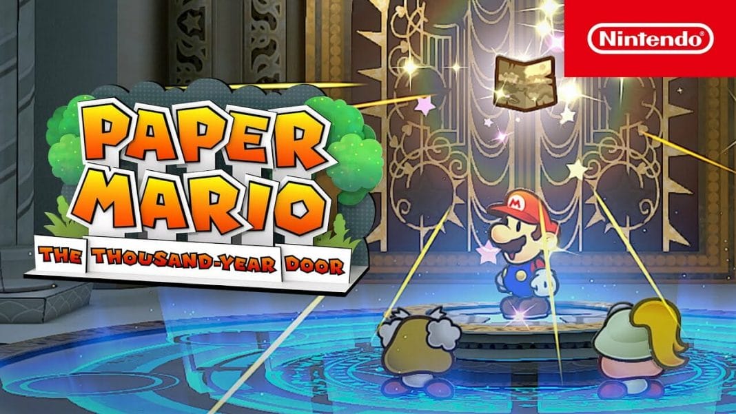 Paper Mario The Thousand Year Door remake shown at Nintendo Direct alongside SaGa Emerald Beyond, Princess Peach Showtime, and more.